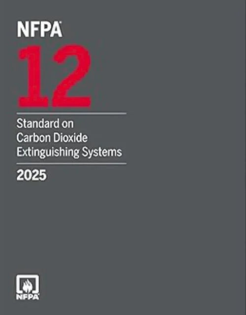 NFPA 12 Standard on Carbon Dioxide Extinguishing Systems 2025 edition cover