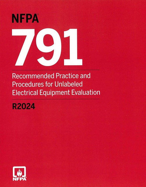 NFPA 791: Recommended Practice and Procedures 2024 Edition book, NFPA standards guide, with cover image showing title and branding.