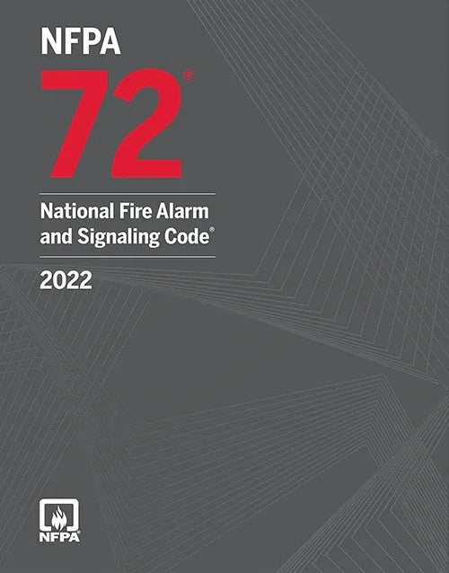 NFPA 72 2022 National Fire Alarm and Signaling Code book cover for technical and safety professionals