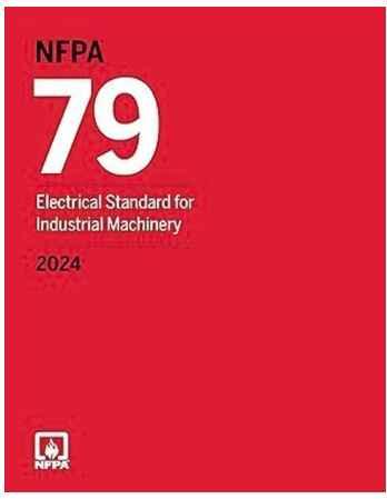 NFPA 79 2024 Electrical Standard for Industrial Machinery book cover