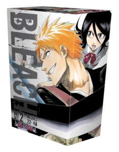 Comic book set featuring Bleach Box Set 2 paperback editions from 2015, displayed with colorful cover art.