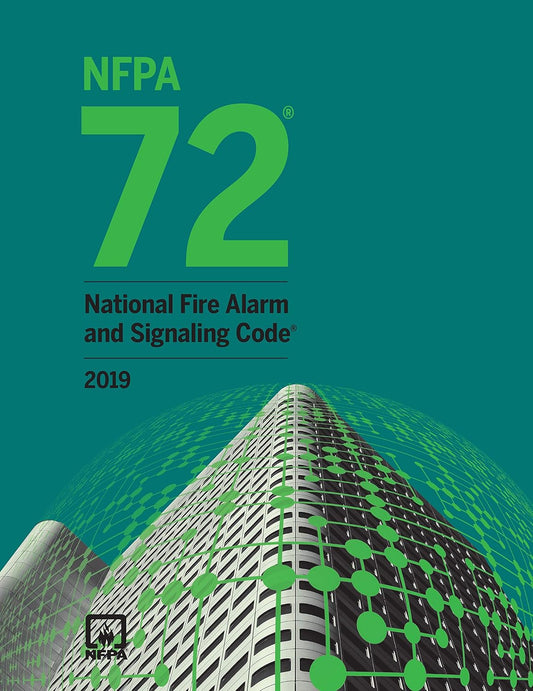 NFPA 72 National Fire Alarm and Signaling Code 2019 book by onlinebookdeals, showing the cover and title on a white background.
