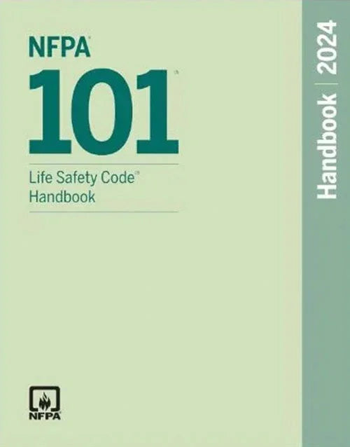 NFPA 101 Life Safety Code Handbook 2024 edition for fire safety compliance and building standards