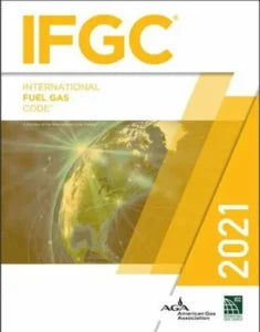 International Fuel Gas Code (IFGC) 2021 book by ICC, cover image with title and edition details.