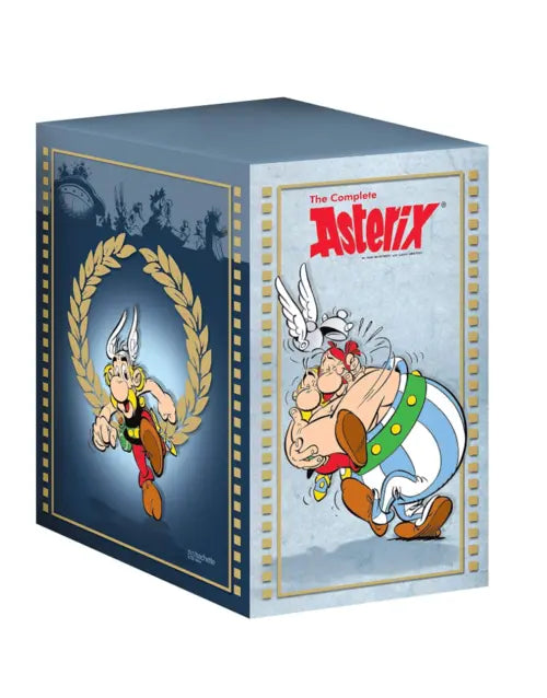 Illustration from "The Asterix Phenomenon" comic book, featuring colorful characters and dynamic scenes from the classic Asterix series.