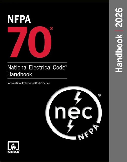 NFPA 70 National Electrical Code (NEC) Handbook 2026 by onlinebookdeals, featuring a cover with technical and electrical safety illustrations.