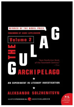 Comic book set of The Gulag Archipelago volumes 1, 2, and 3, featuring illustrated covers and artwork related to the literary investigation.