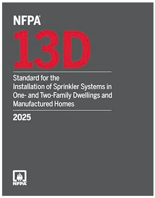 NFPA 13D, Standard for the Installation of Sprinkler Systems in One- and Two-Family Dwellings and Manufactured Homes 2025 Edition - onlinebookdeals